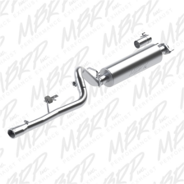 Picture of MBRP 86-00 Jeep 2-5L Cherokee 2-5in Cat Back Single AL