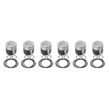 Picture of Industrial Injection Dodge 12V Mahle Piston -020 Oversized Coated Champ- Fly Cut