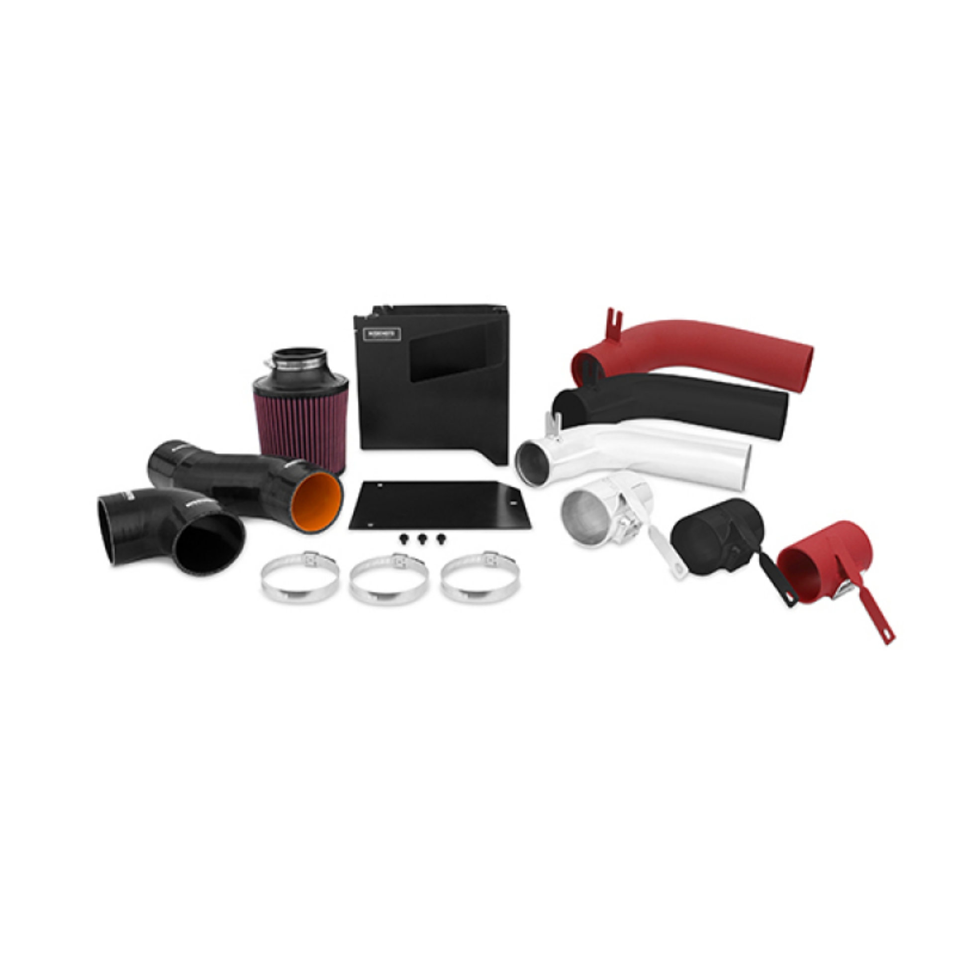 Picture of Mishimoto 15 Subaru WRX Performance Air Intake Kit w- Box - Wrinkle Red
