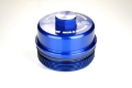 Picture of Sinister Diesel 03-07 Ford 6-0L Billet Blue Cap Kit
