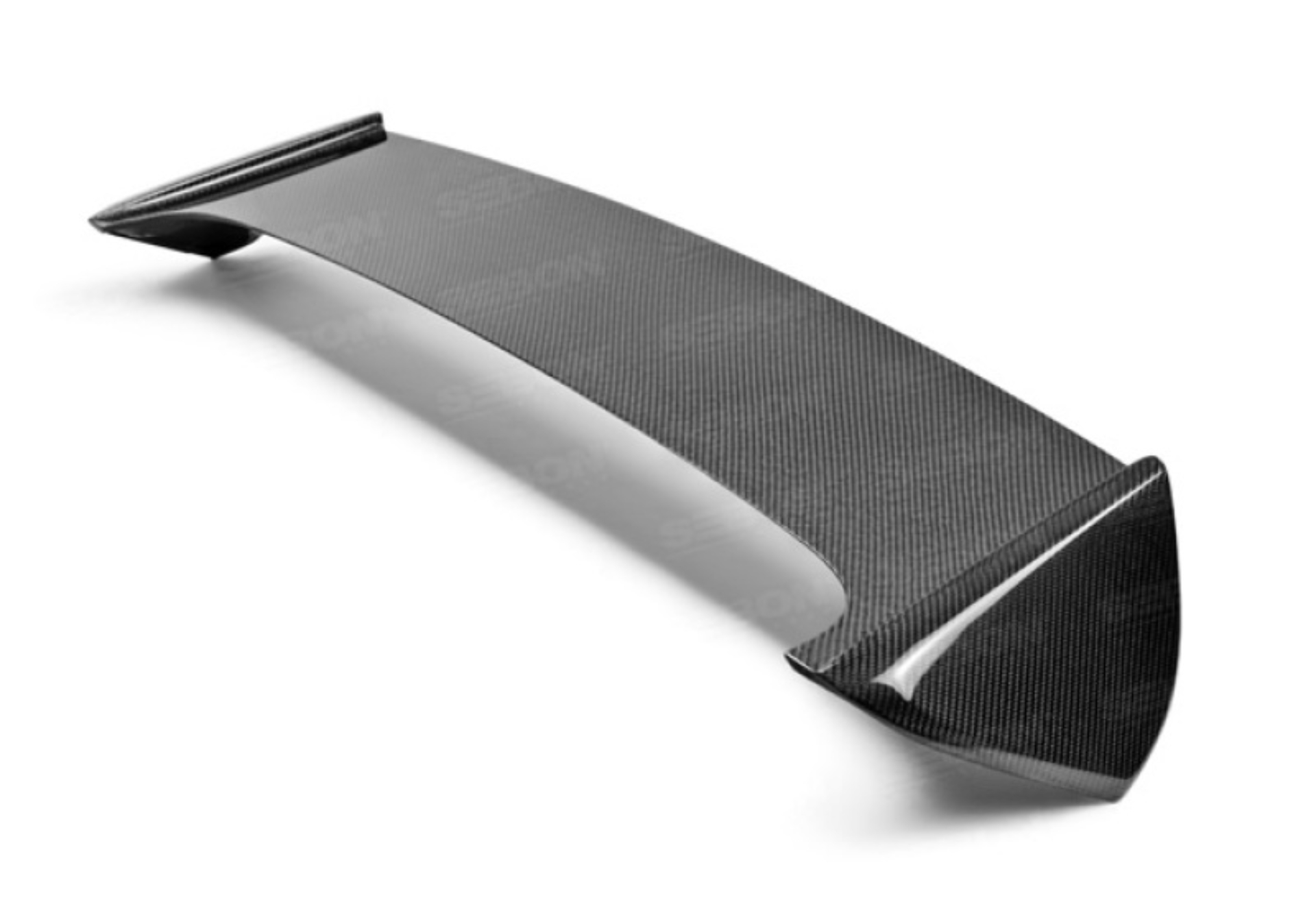 Picture of Seibon 08-10 Subaru WRX-STi Hatchback OEM-style Carbon Fiber Rear Spoiler Shaved