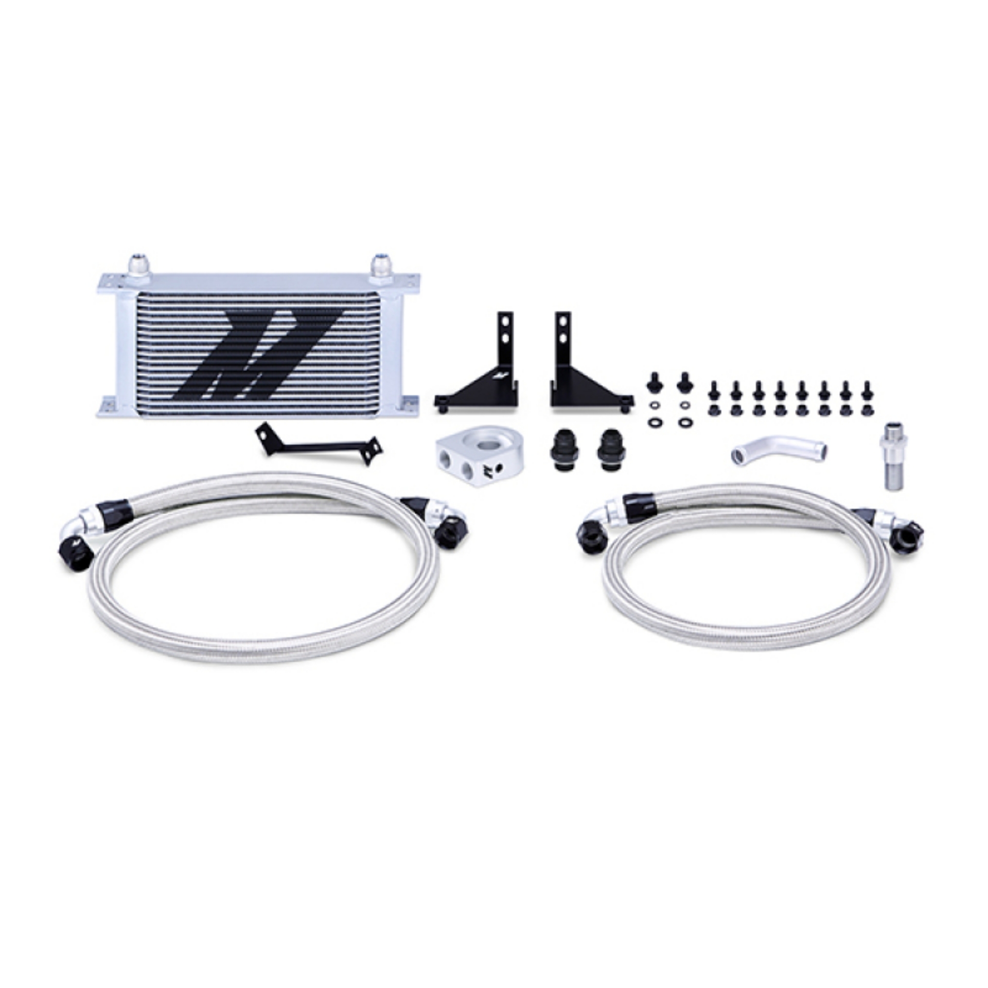 Picture of Mishimoto 14-16 Ford Fiesta ST Non-Thermostatic Oil Cooler Kit - Silver