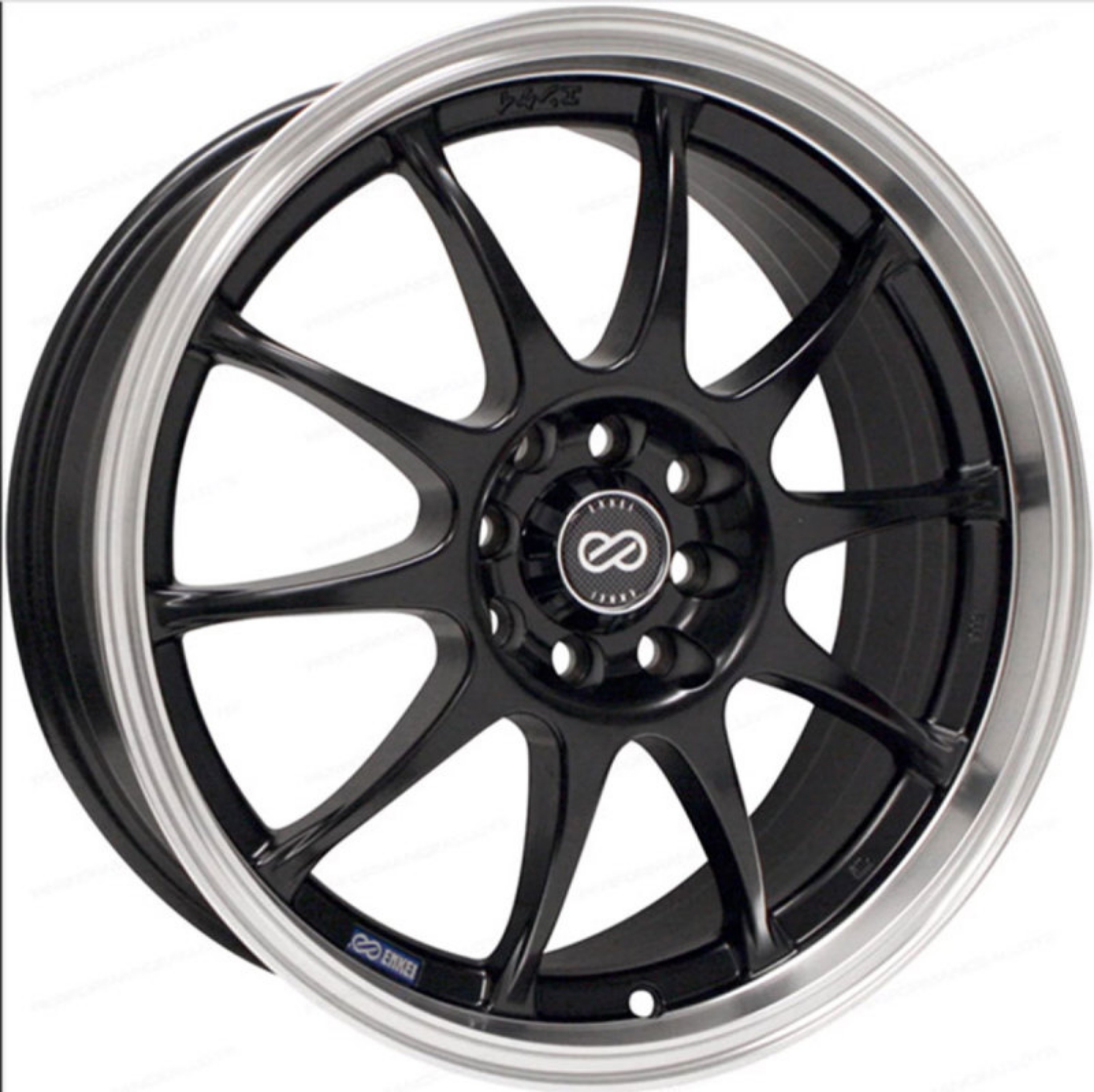 Picture of Enkei J10 18x7-5 5x112-114-3 38mm Offset 72-6mm Bore Dia Black Wheel