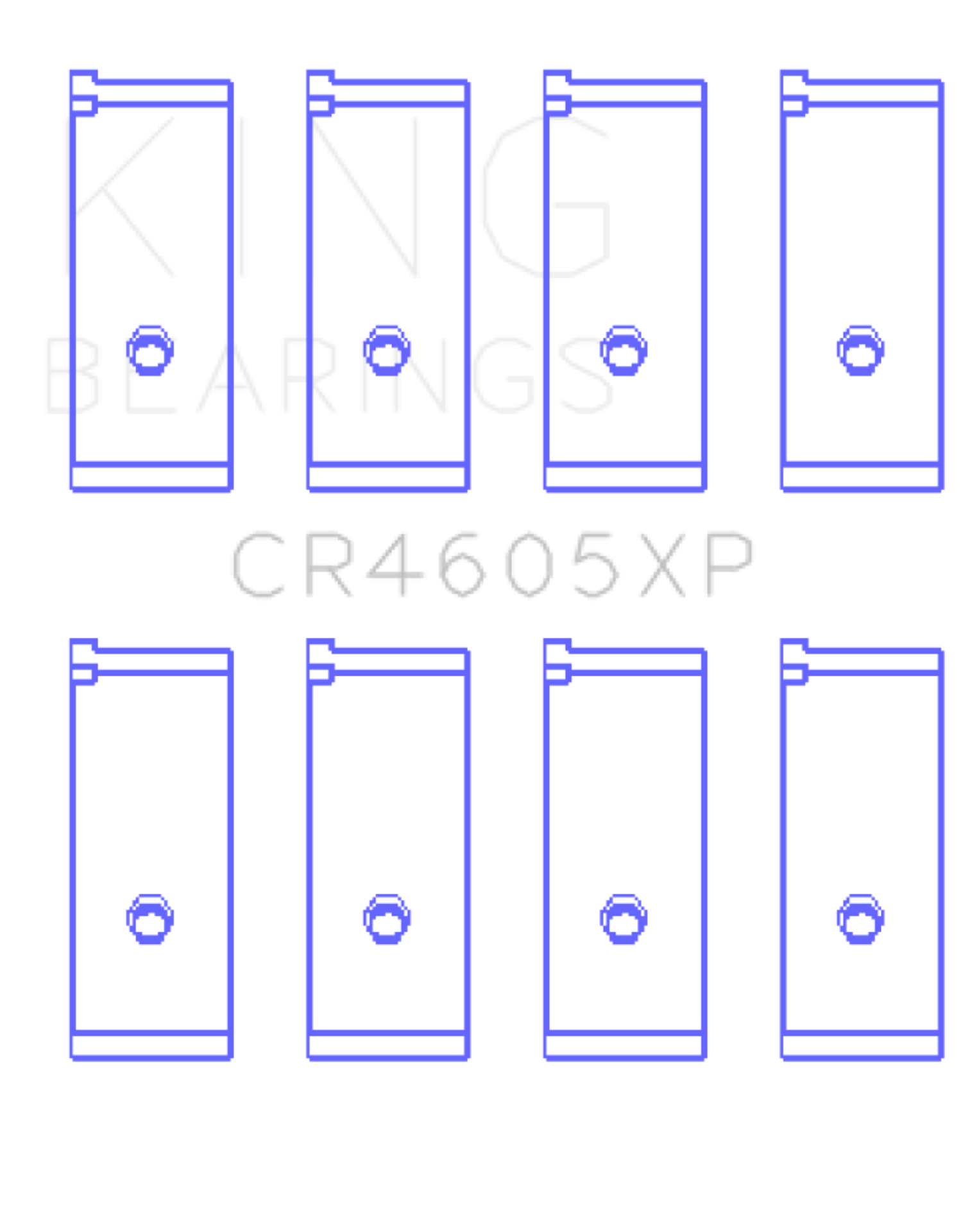 Picture of King Engine Bearings Suzuki G13A-G13B Size STD Performance Rod Bearing Set