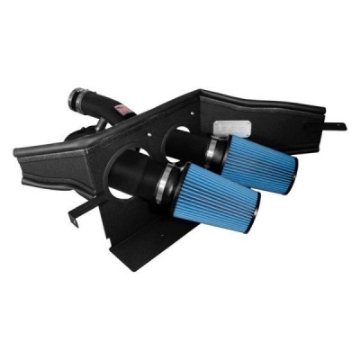 Picture of Injen 2015+ Ford F-150 V6 2-7L-3-5L EcoBoost Wrinkle Black Short Ram Intake Includes Heat Shield
