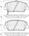 Picture of StopTech 11-15 Kia Optima Street Performance Front Brake Pads