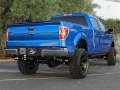 Picture of aFe MACHForce XP Exhaust 3in SS Dual Side Exit CB w- Black Tips 11-14 Ford F150 EcoBoost V6-3-5L TT