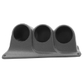 Picture of Autometer 99-03 Ford Super Duty 52mm Black Triple Dash Top Pod