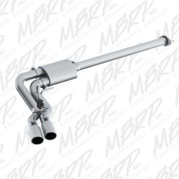 Picture of MBRP 15-16 Ford F-150 2-7L-3-5L-5-0L 3in Cat Back Single Side Pre-Axle Dual Exit ALU