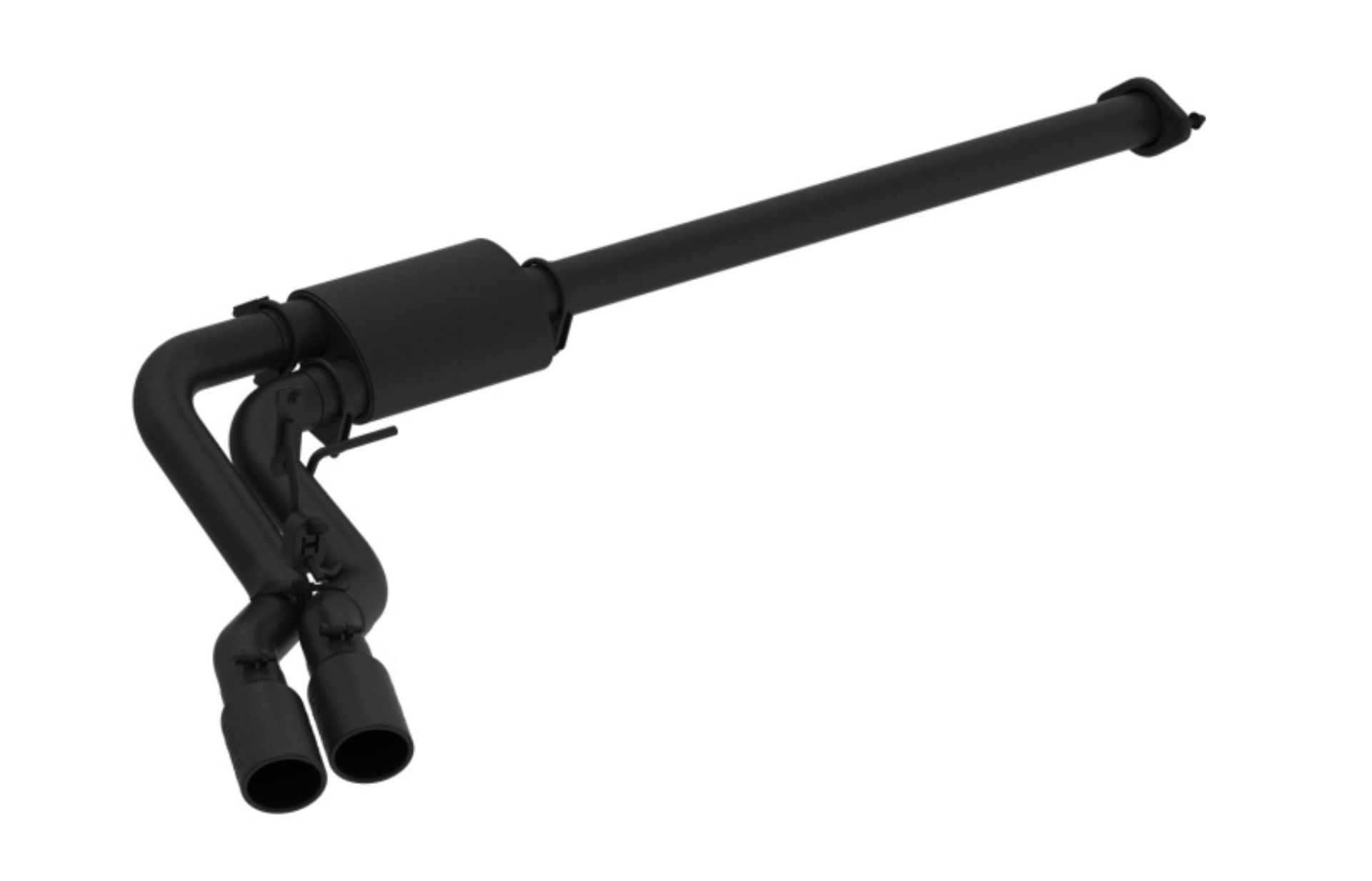 Picture of MBRP 15-16 Ford F-150 2-7L-3-5L-5-0L 3in Cat Back Single Side Pre-Axle Dual Exit Black Coated
