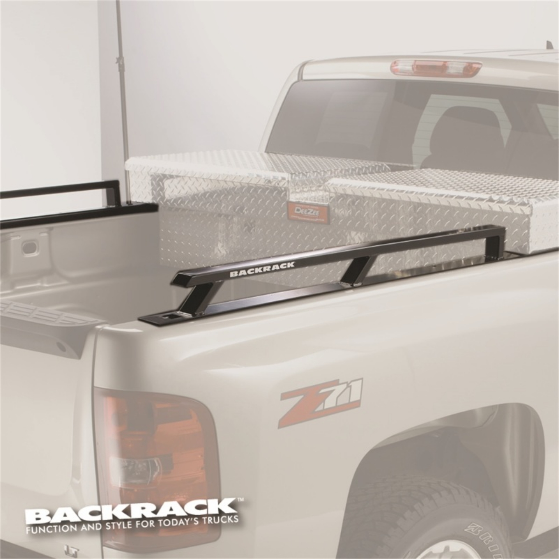 Picture of BackRack 14-18 Silverado-Sierra 5-5ft Bed Siderails - Toolbox 21in