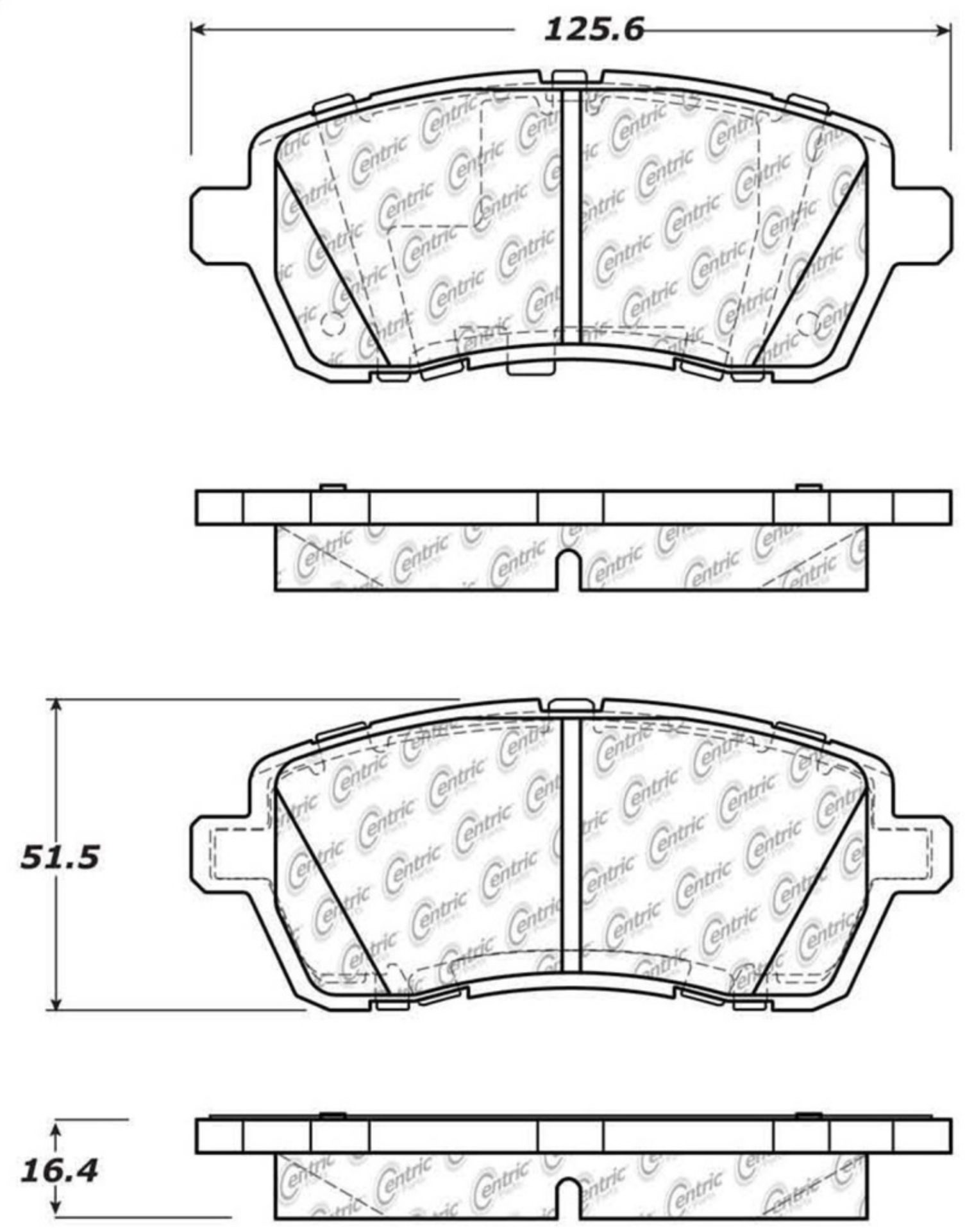 Picture of StopTech Performance 11-13 Ford Fiesta Front Brake Pads