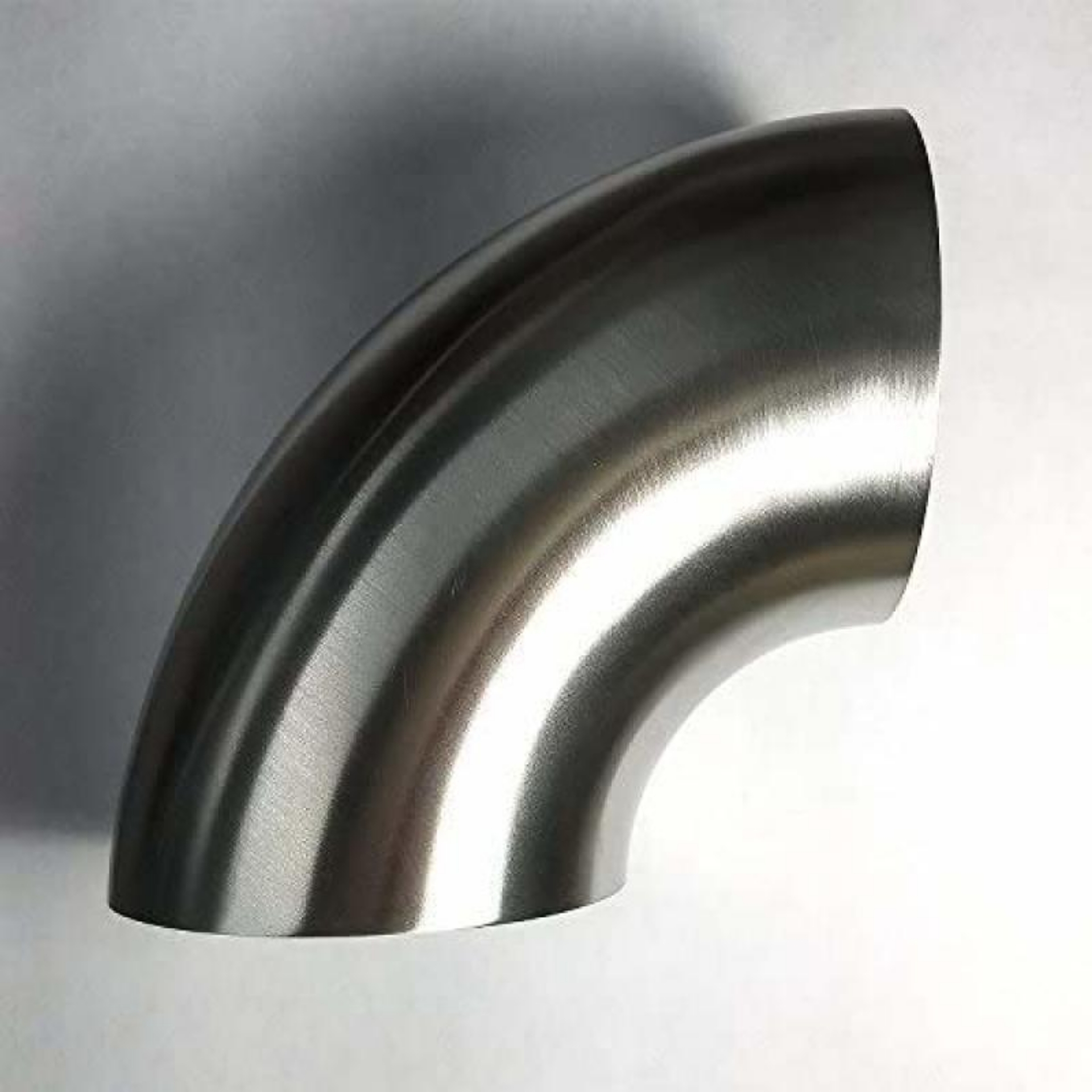 Picture of Stainless Bros 2-75in Diameter 1D - 2-75in CLR 90 Degree Bend -65in-No leg Mandrel Bend