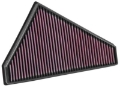Picture of K&N Replacement Panel Air Filter Right Side 2014-2015 Jaguar F-Type 3-0L-5-0L