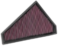 Picture of K&N Replacement Panel Air Filter Right Side 2014-2015 Jaguar F-Type 3-0L-5-0L