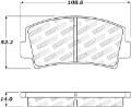 Picture of StopTech Street Touring Brake Pads