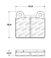 Picture of StopTech Street Touring 75-95 Alfa Romeo 2000 Spider-Graduate-Veloce Front Brake Pads