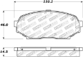 Picture of StopTech Street Touring 90-93 Mazda Miata Front Brake Pads D525