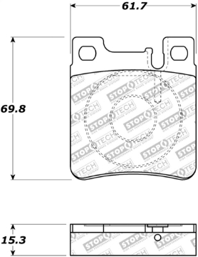 Picture of StopTech Street Touring Brake Pads