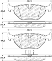 Picture of StopTech Street Touring 87-99 BMW M3 - 89-93 M5 Rear Street Touring Brake Pads