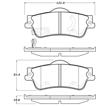 Picture of StopTech Street Touring Brake Pads