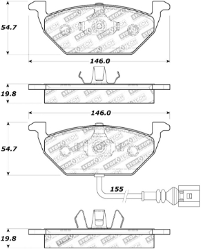 Picture of StopTech Street Touring Brake Pads