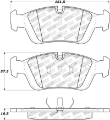 Picture of StopTech 96-02 BMW Z3 - 03-08 Z4 - 97-00 323 Front Brake Pads