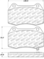 Picture of StopTech Street Touring 02-07 350z-G35 w- Brembo Front Brake Pads