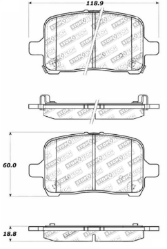 Picture of StopTech Street Touring Brake Pads