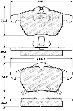 Picture of StopTech Street Touring Brake Pads