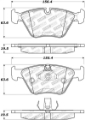 Picture of StopTech Street Touring 04-09 BMW X3 E38 - 06-09 Z4 3-0E86 Front Brake Pads