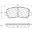 Picture of StopTech Street Touring Front Brake Pads 13-14 Dodge Dart-Jeep Cherokee