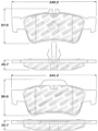 Picture of StopTech Street Touring Mercedes Benz Rear Brake Pads