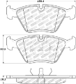 Picture of StopTech 95-99 BMW M3 - 01-07 M3 E46 - 89-93 M5 - 98-02 Z3 M series Front Brake Pads