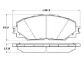 Picture of StopTech Street Touring 10 Lexus HS 250h - 09 Pontiac Vibe 1-8L Front Pads