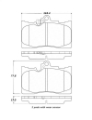 Picture of StopTech Street Touring 06 Lexus GS300-430 - 07-08 GS350 Front Brake Pads