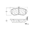 Picture of StopTech Street Touring 13 Scion FR-S - 13 Subaru BRZ Front Brake Pads