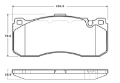 Picture of StopTech Street Touring 08-09 BMW 128i-135i Coupe Front Brake Pads