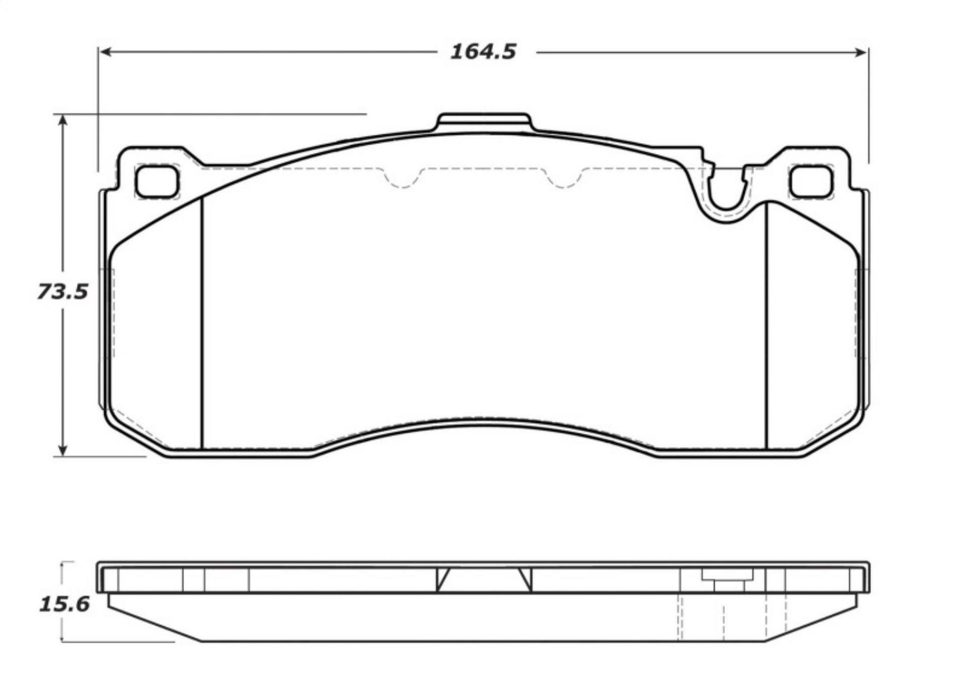 Picture of StopTech Street Touring 08-09 BMW 128i-135i Coupe Front Brake Pads