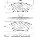 Picture of StopTech Street Touring 08-10 Audi A5 - 10 S4 Front Brake Pads