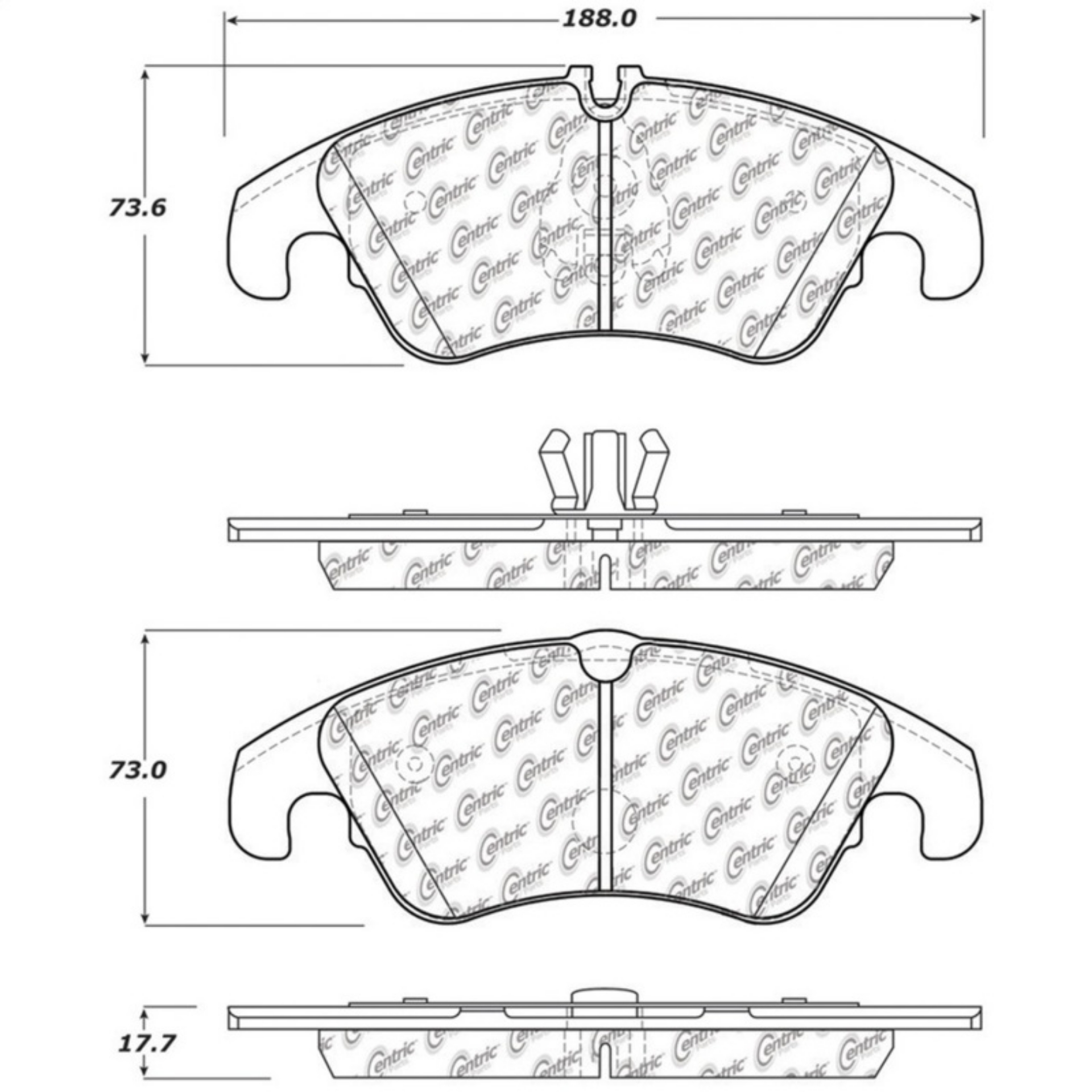 Picture of StopTech Street Touring 08-10 Audi A5 - 10 S4 Front Brake Pads