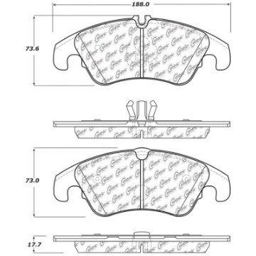 Picture of StopTech Street Touring 08-10 Audi A5 - 10 S4 Front Brake Pads