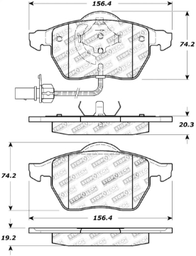 Picture of StopTech Street Touring Brake Pads