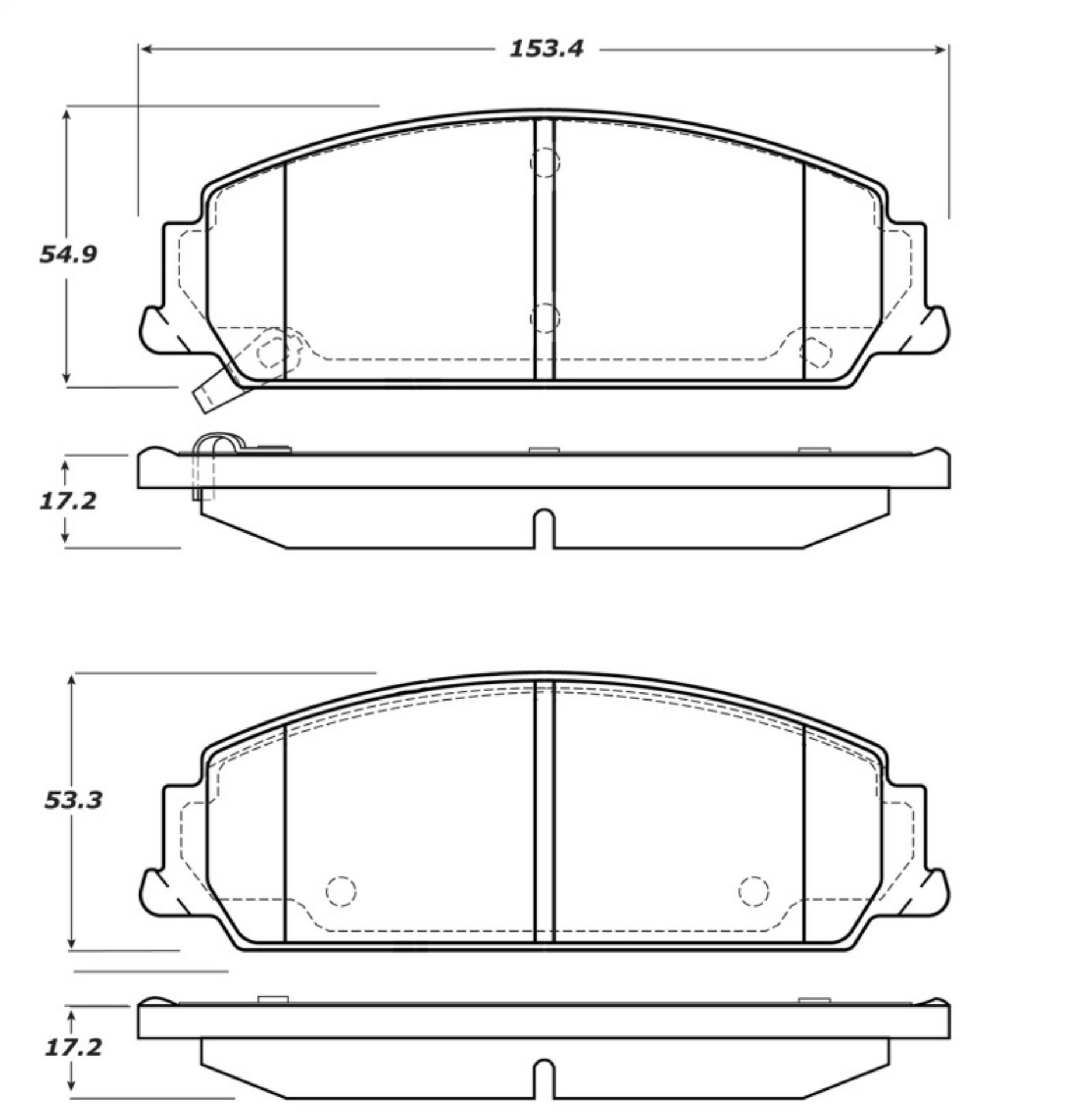 Picture of StopTech Street Touring Brake Pads