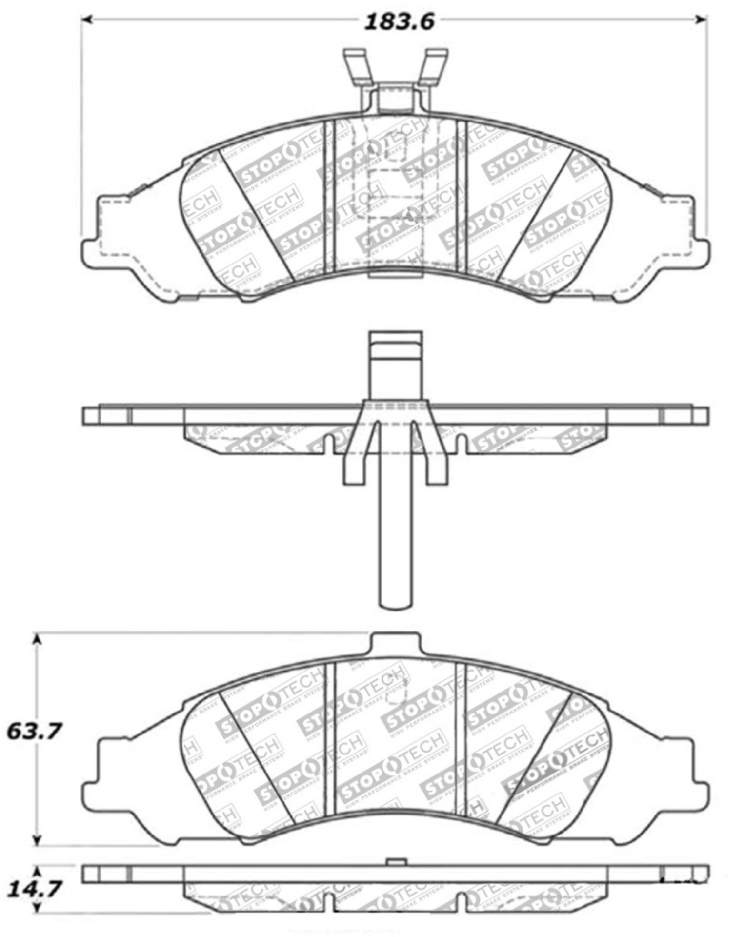 Picture of StopTech Street Touring Brake Pads