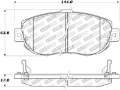 Picture of StopTech Street Touring 00-05 Lexus IS 250-300-350 Front Brake Pads