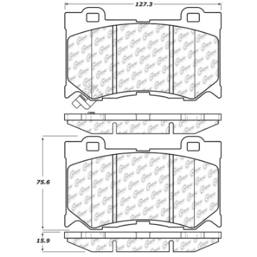 Picture of StopTech Street Touring 09-13 Infiniti FX35-FX37-FX45-FX50-08-13 G37 Front Brake Pads
