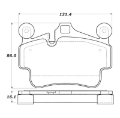 Picture of StopTech Street Touring 09-10 Porsche Boxster - 08-10 Boxster S Front Brake Pads
