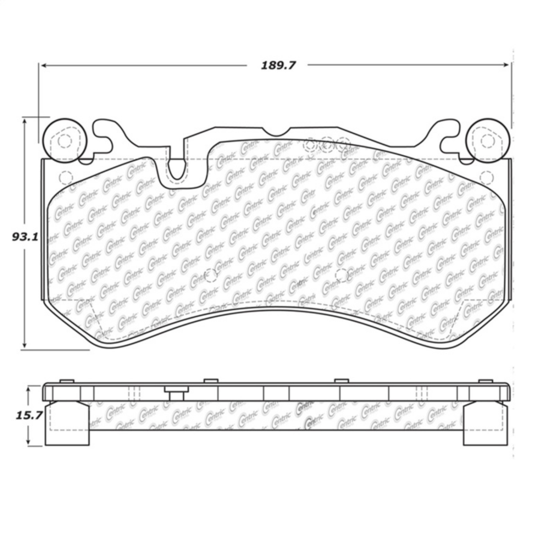 Picture of StopTech Mercedes Benz Front Street Touring Brake Pads