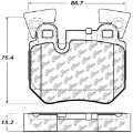 Picture of StopTech Street Touring 08-09 BMW 128i-135i Coupe Rear Brake Pads